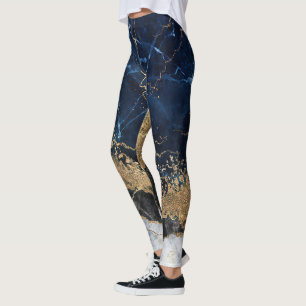 Marble och Glitter Leggings
