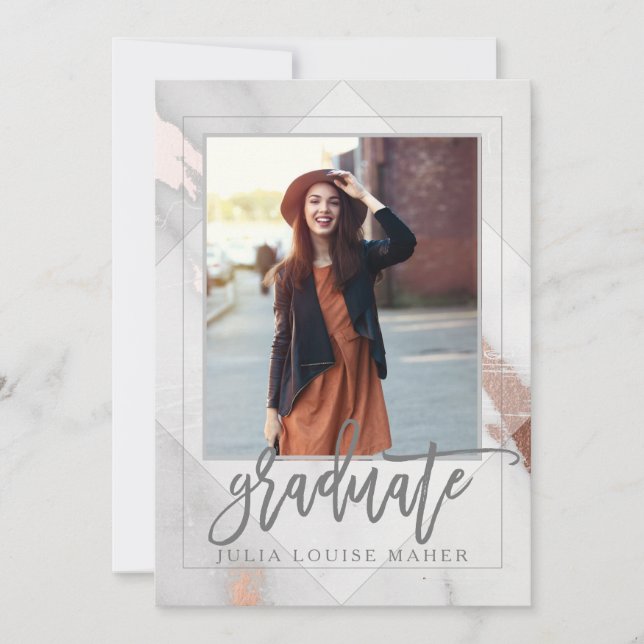 MARBLE OCH RO GULD STUDENTEN INBJUDNINGAR (Framsida)