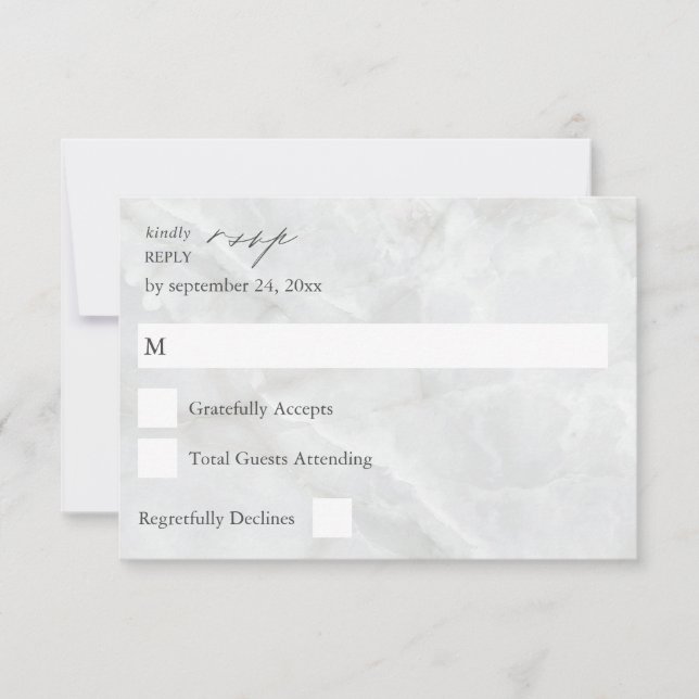 Marble OSA No Meal Card (Framsida)