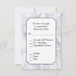 Marble OSA with Menu Choice Kort