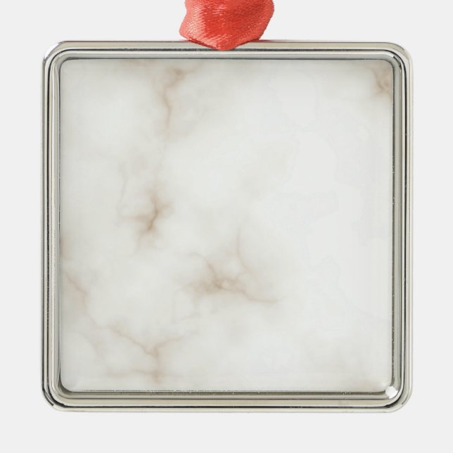 Marble Pastel Glitter Premium Square Ornament (Framsidan)