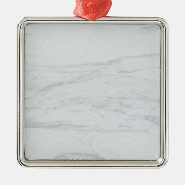 Marble Pastel Glitter Premium Square Ornament (Framsidan)