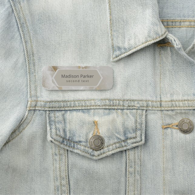 Marble Pastel Namnbricka (På plats)