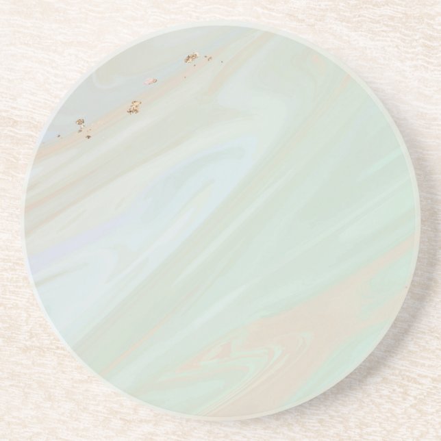 Marble Pastel Stone Struktur Glitter Watercolor Underlägg (Framsidan)
