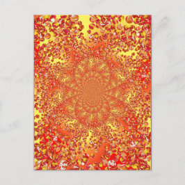 Marble Patch Kaleidoscoped Digital Art-vykort Vykort