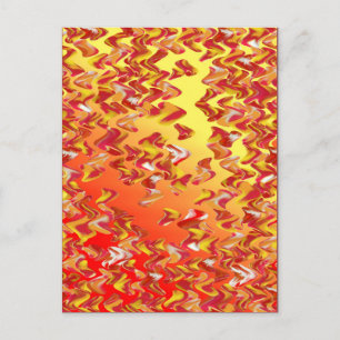 Marble Patch Loose Swirl Digital Art Postcard Vykort