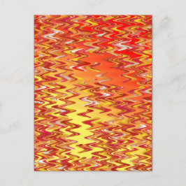 Marble Patch Tight Swirl Digital Art-vykort Vykort