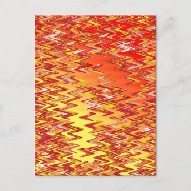 Marble Patch Tight Swirl Digital Art-vykort Vykort (Framsida)