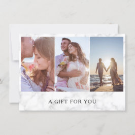 Marble Photo Collage Photograf Gift-certifikat
