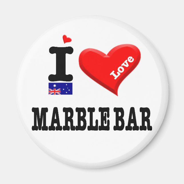 Marble Pub - I Kärlek Magnet (Framsidan)