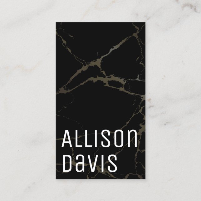 Marble QR-kod Visitkort (Framsida)