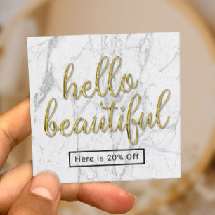 Marble Referral för hej Bevalt 3D Guld