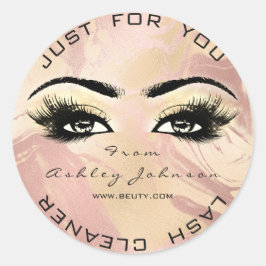 Marble Ro Beauty Glitter Lash Makeup Cleaner Runt Klistermärke