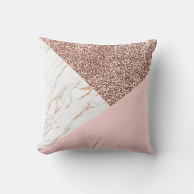 Marble Ro Glitter Kudde (Framsida)