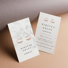 Marble & Ro Guld Lash Beauty Visitkort