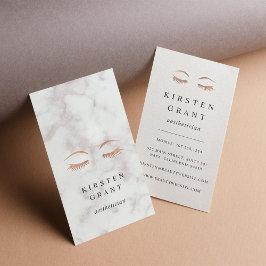 Marble & Ro Guld Lash Beauty Visitkort