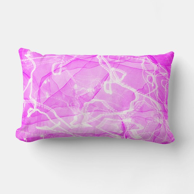Marble Rosa Digital Papper-21643 Lumbarkudde (Framsida)