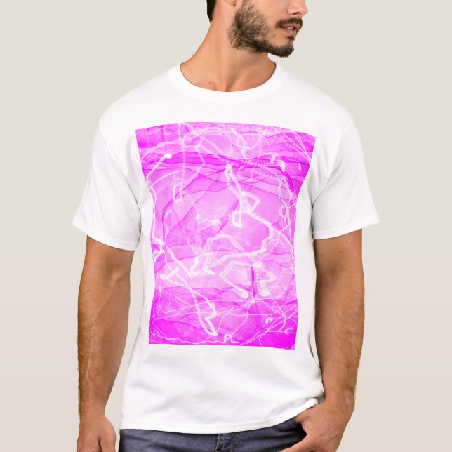 Marble Rosa Digital Papper-21643 T Shirt (Framsida)