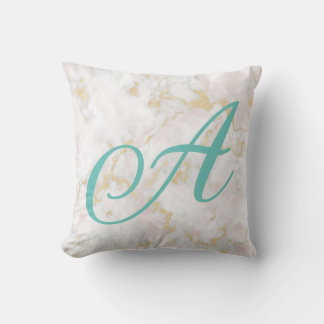 Marble Rosa Guld Mönster Pillow-tillbehör Kudde