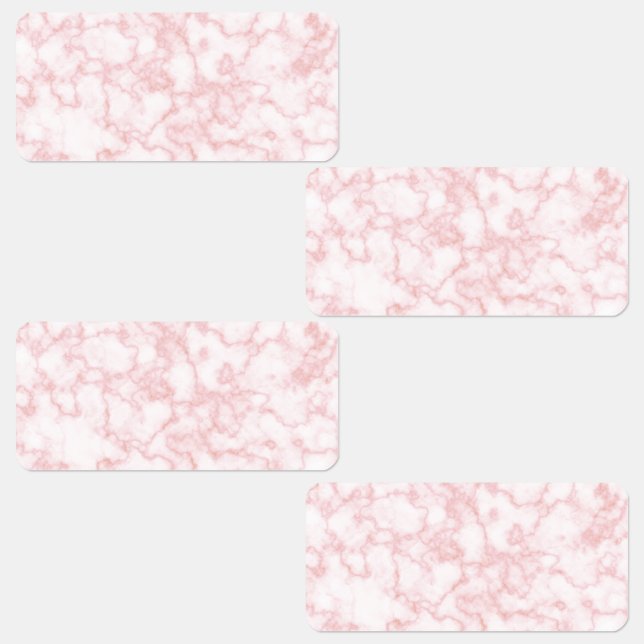 Marble Rosa Klistermärke (Grupp)
