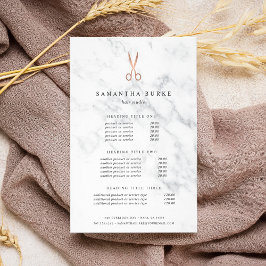Marble Rose Gold Saxsalong Prissättning & Tjänster Flygblad