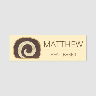 Marble Rye Bread Slice Jewish Bakery Baking Food Namnbricka