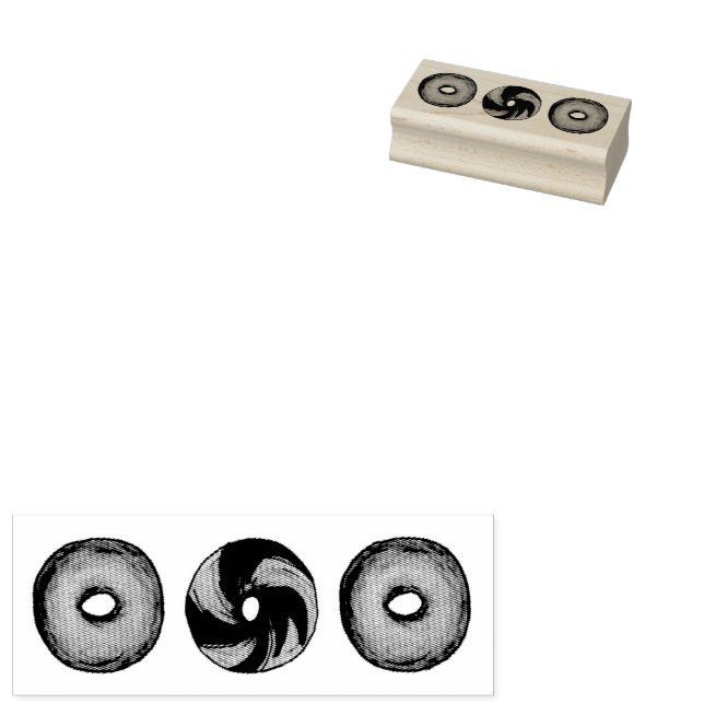 Marble Rye Plain Bagels Breakfast Brunch NYC Deli Stämpel (Stämplad)