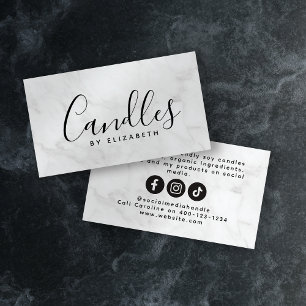 Marble Script Candle Maker