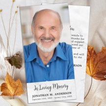 Marble Simple Memorial Photo Funeral Sympathy