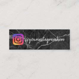 Marble social media affärskort mini visitkort