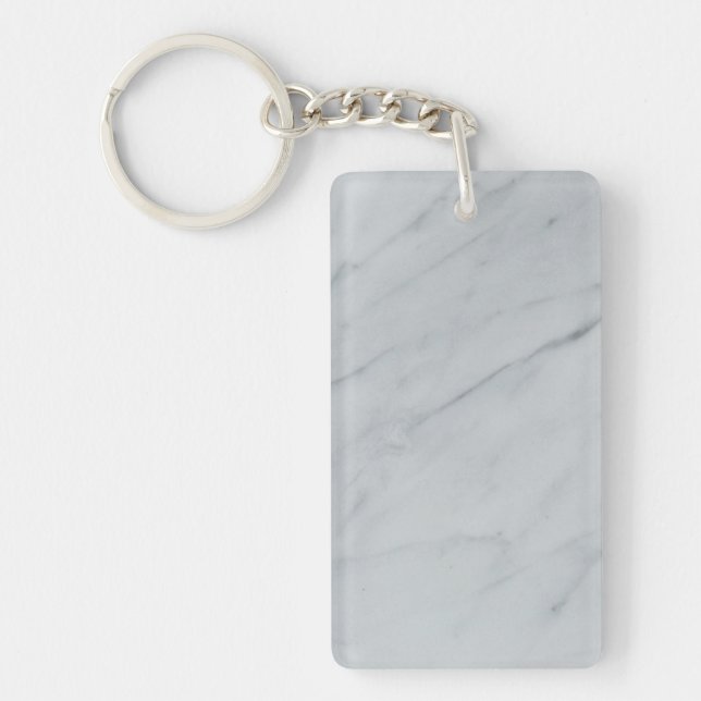 Marble Stone Acrylic Keychain Nyckelring (Framsidan)