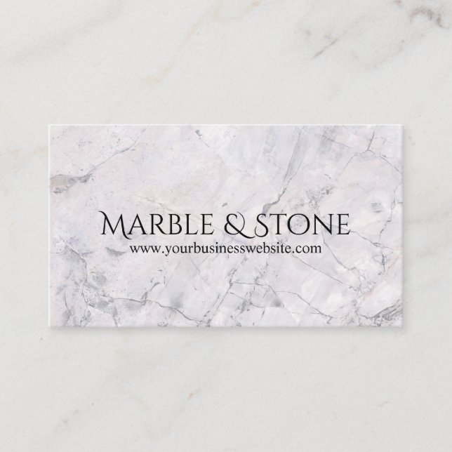 Marble & Stone Countertops Business Card Visitkort (Framsida)