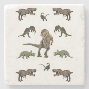 Marble Stone Dinosaur Stenunderlägg