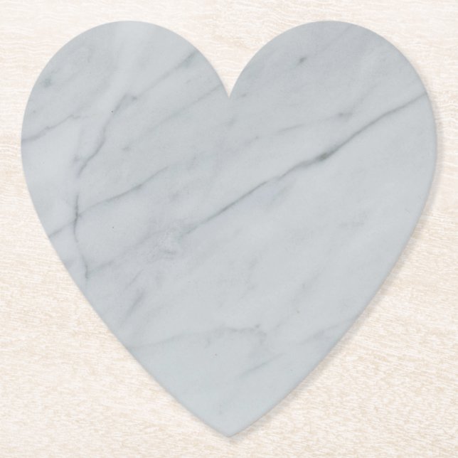 Marble Stone Heart Papper Underlägg (Framsida)