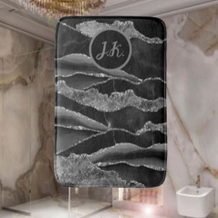 Marble Stone in Grått White & Guld Bathroom Badrumsmatta