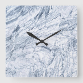 Marble Stone Mönster Acrylic Wall Clock Fyrkantig Klocka