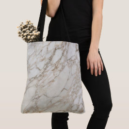 Marble Stone Mönster All-over-Print Tote Bag Tygkasse