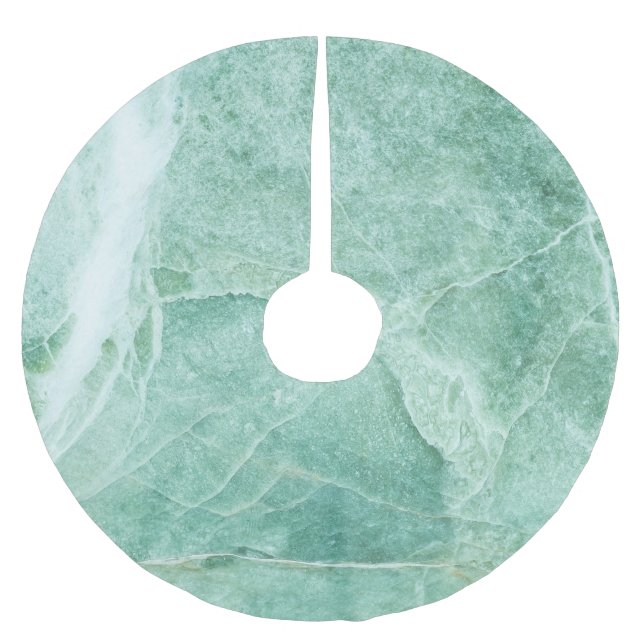 Marble stone mönster, grönt struktur. julgransmatta borstad polyester (Framsidan)