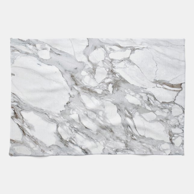 Marble Stone Mönster Kitchen Towel Kökshandduk (Horisontell)