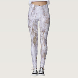 Marble Stone Mönster Leggings