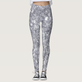 Marble Stone Mönster Leggings