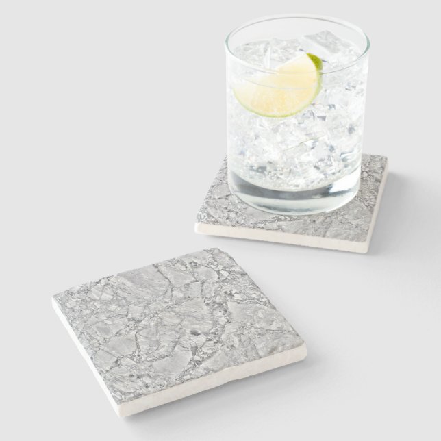 Marble Stone Mönster Stone Underlägg (Sidan)