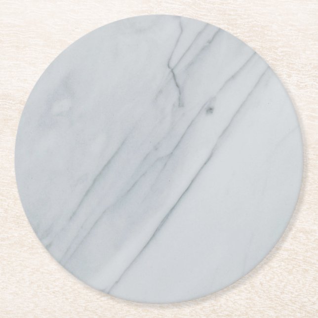 marble Stone Papper Underlägg Rund (Framsidan)