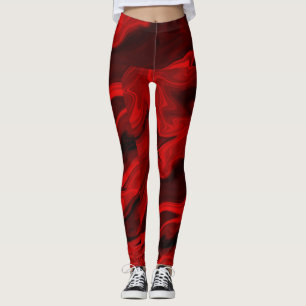 Marble Stone ser röda blodfläckar Leggings