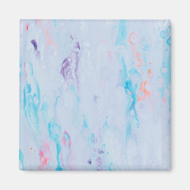 Marble Stone Square Magnet (Framsidan)