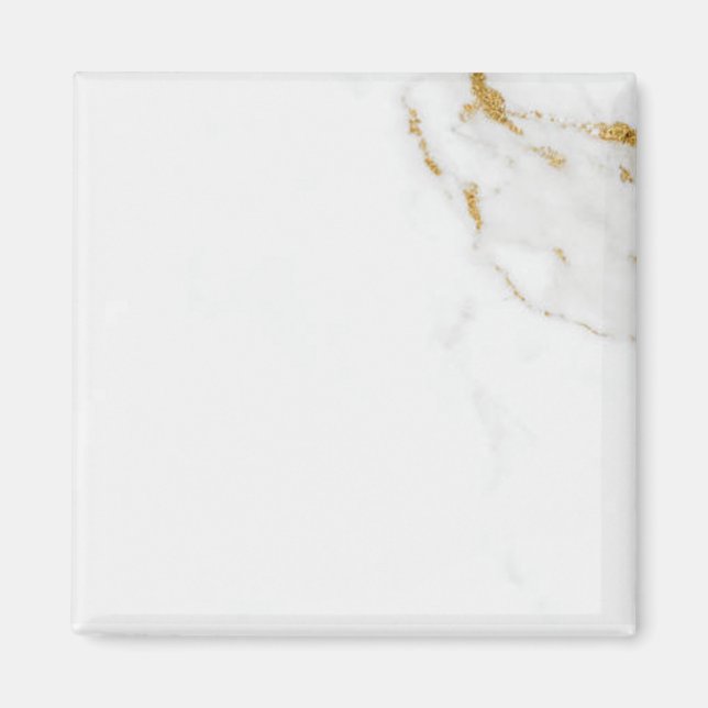 Marble Stone Square Magnet (Framsidan)