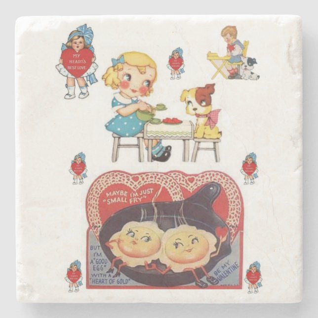 Marble Stone Underlägg Alla hjärtans dag (Framsidan)