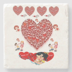 Marble Stone Underlägg Alla hjärtans dag