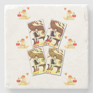 Marble Stone Underlägg Alla hjärtans dag