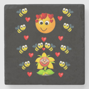 Marble Stone Underlägg Alla hjärtans dag